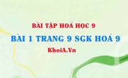 Bài 1 trang 9 SGK Hoá 9: Tính chất Hoá học của Canxi Oxit CaO